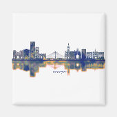 Badajoz Skyline Magnet (Vorne)
