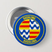 Badalona RundEmblem Button (Vorne & Hinten)