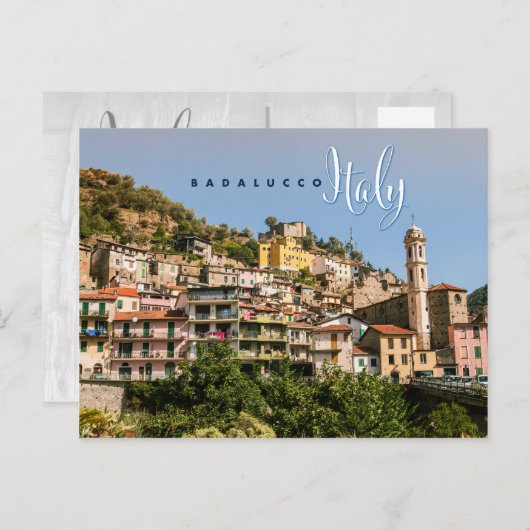 Badalucco Italien Postkarte (Vorne/Hinten)