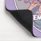 BADASFEMINISTIN, Cartoon Mousepad (Ecke)