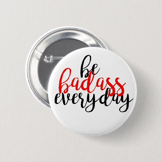 Badass-Abzeichen Button (Vorne & Hinten)