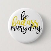 Badass Abzeichen Button (Vorderseite)