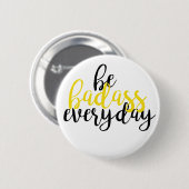 Badass Abzeichen Button (Vorne & Hinten)