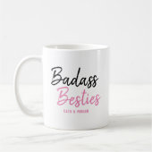 Badass Bestien Rosa Kaffeetasse (Links)