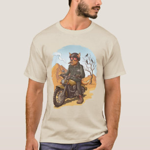 Badass Biker Dog T-Shirt
