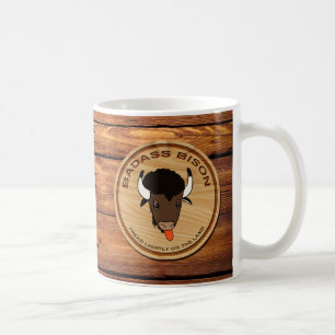 Badass-Bison-Farm-Logo-Tasse Kaffeetasse