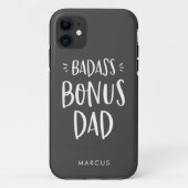 Badass Bonus Vater Stepfather Personalisiert Stepd Case-Mate iPhone Hülle (Rückseite)
