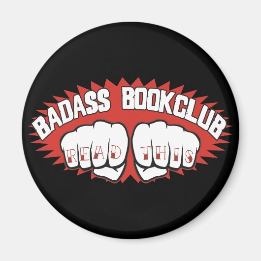 Badass Bookclub Magnet (Vorne)