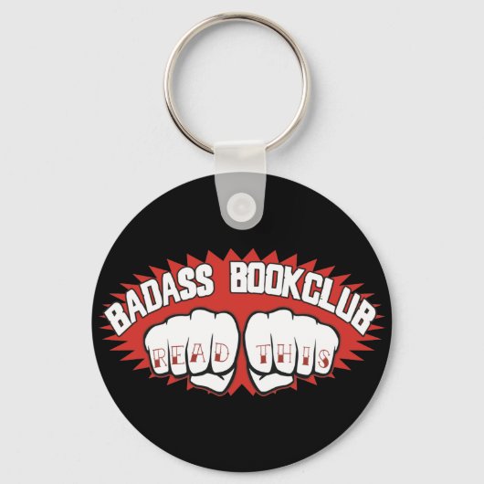 Badass Bookclub Schlüsselanhänger (Vorderseite)