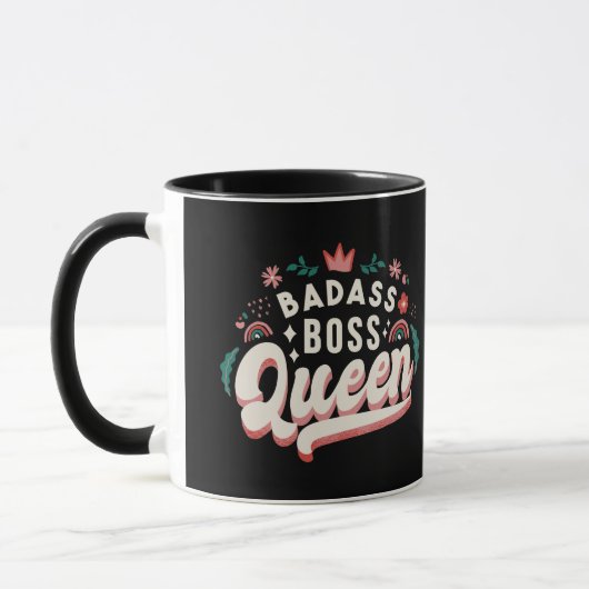 Badass Boss Queen Tasse (Links)