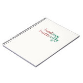 Badass Butterfly-Notebook Notizblock (Linke Seite)