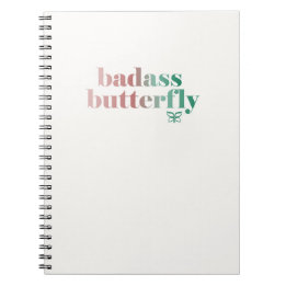 Badass Butterfly-Notebook Notizblock