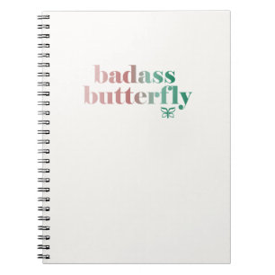 Badass Butterfly-Notebook Notizblock