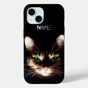 Badass Cats - Grüne Augen Personalisiert Case-Mate iPhone Hülle