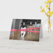 Badass Cats Karte (Gelbe Blume)