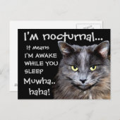 Badass Cats Postkarte (Vorne/Hinten)