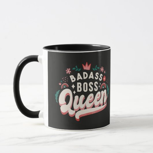 Badass-Chefin Queen Tasse (Links)