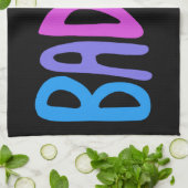 BADASS Cool & Fun BLACK Geschirrtuch (Gefaltet)