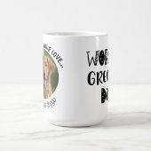 Badass Doggo Vathers Day Custom Foto Kaffeetasse (Mittel)