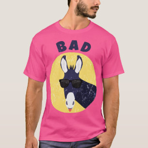 Badass Donkey Funny Pun Graphic Novelty erschütter T-Shirt