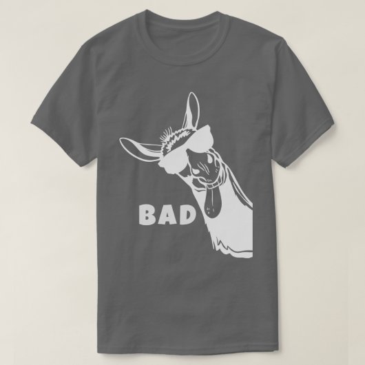 Badass Donkey Funny Pun Graphic Novelty erschütter T-Shirt (Design vorne)