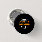 Badass Drummer Button (Vorne & Hinten)