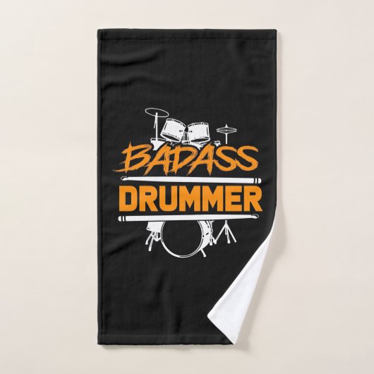 Badass Drummer Handtuch (Handtuch)