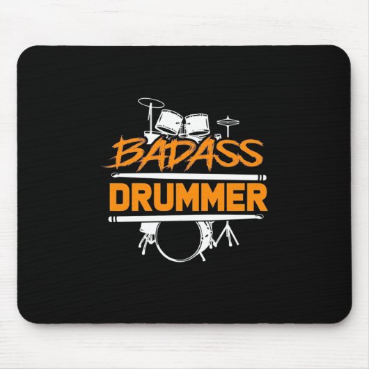Badass Drummer Mousepad (Vorne)