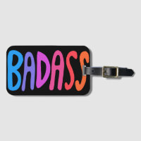 BADASS Farbenfrohe Cool- & Fun Streifen BLACK