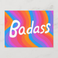BADASS Farbenfrohe Coole Streifen