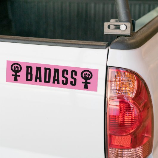 Badass Feminist Autoaufkleber (Auf Lkw)