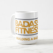 Badass Fitness-Kaffee-Tasse Kaffeetasse (Vorderseite Links)
