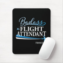 Badass Flight Attendant personalisieren Black