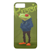 Badass Frosch Ribbit Case-Mate iPhone Hülle (Rückseite)