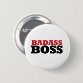 Badass Funny Boss Button (Vorne & Hinten)