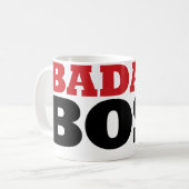 Badass Funny Boss Kaffeetasse (Vorderseite Links)