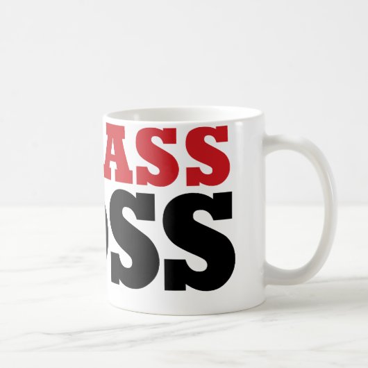 Badass Funny Boss Kaffeetasse (Rechts)
