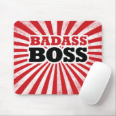 Badass Funny Boss Mousepad (Mit Mouse)