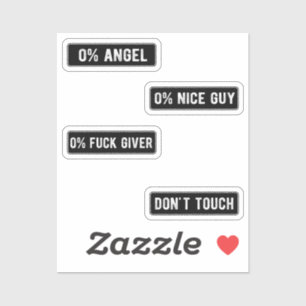 Badass Funny Helmet Stikers Pack II Aufkleber