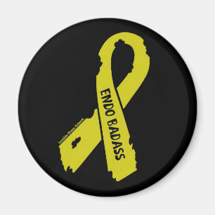 Badass/gerissenes Band...Endometriose Magnet