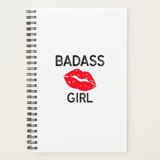 Badass Girl, Planner für Mädchen Planer (Vorderseite)