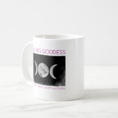 Badass Goddess-Tasse Kaffeetasse (Vorderseite Links)