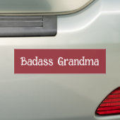 Badass Grandma Autoaufkleber (Auf Auto)