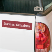Badass Grandma Autoaufkleber (Auf Lkw)