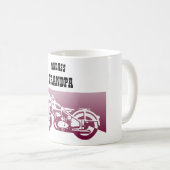 BADASS GRANDPA - Großvater Biker Motorbikes Gesche Kaffeetasse (VorderseiteRechts)