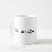Badass Grandpa Kaffeetasse (Vorderseite Links)