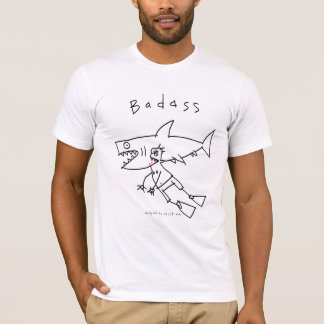 Badass Haifisch-Typ T-Shirt