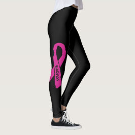Badass/heftiger Band… Brustkrebs Leggings