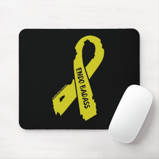 Badass/heftiger Band… Endometriosis Mousepad (Mit Mouse)
