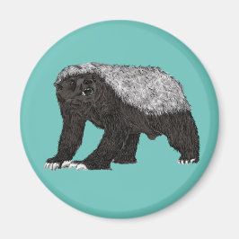 Badass Honey Badger Eklige Attitude Magnet